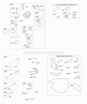 Carburetor Fuel Supply Gasket Set - Engine Kit - Carburetor Overhaul Diagram and Parts List for 441577-0112-E1  Briggs and Stratton Engine